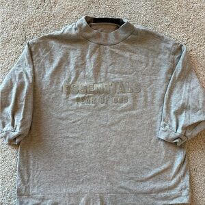 Fear of God Essentials Gray Long Sleeve Tee